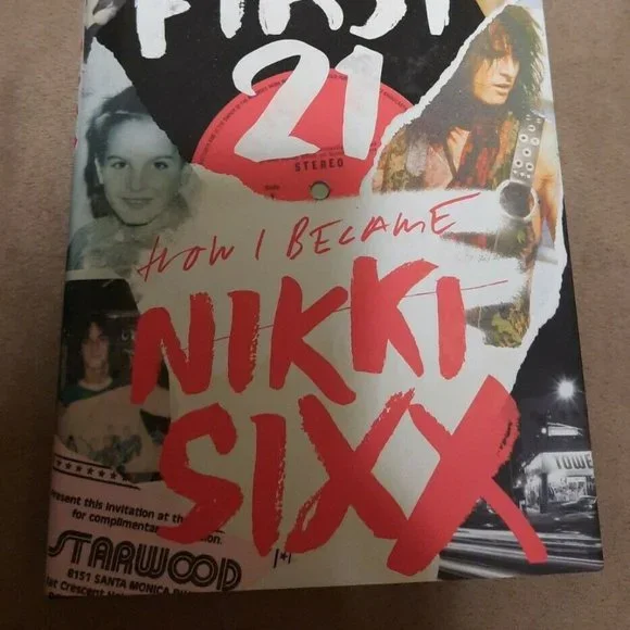 NIKKI SIXX The First 21 How I Became Nikki Sixx SIGNED First Edition Hardcover - Picture 2 of 4